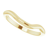 14k Gold Contour Wedding Band