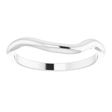 14k Gold Contour Wedding Band