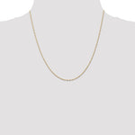 Nespoli Jewelers 10k Yellow Gold 1mm 20 inch Sparkle Singapore Chain