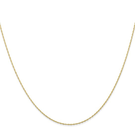 14k Yellow Gold .95mm Sparkle Rope Chain