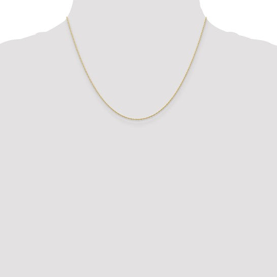Nespoli Jewelers 10k Yellow Gold .95mm 18 inch Sparkle Rope Chain