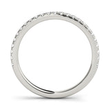 14k Gold Diamond Wedding Band