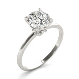 14k Gold .125ct Diamond Round Hidden Halo Engagement Ring