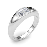 14k Gold Bezel Set Engagement Ring