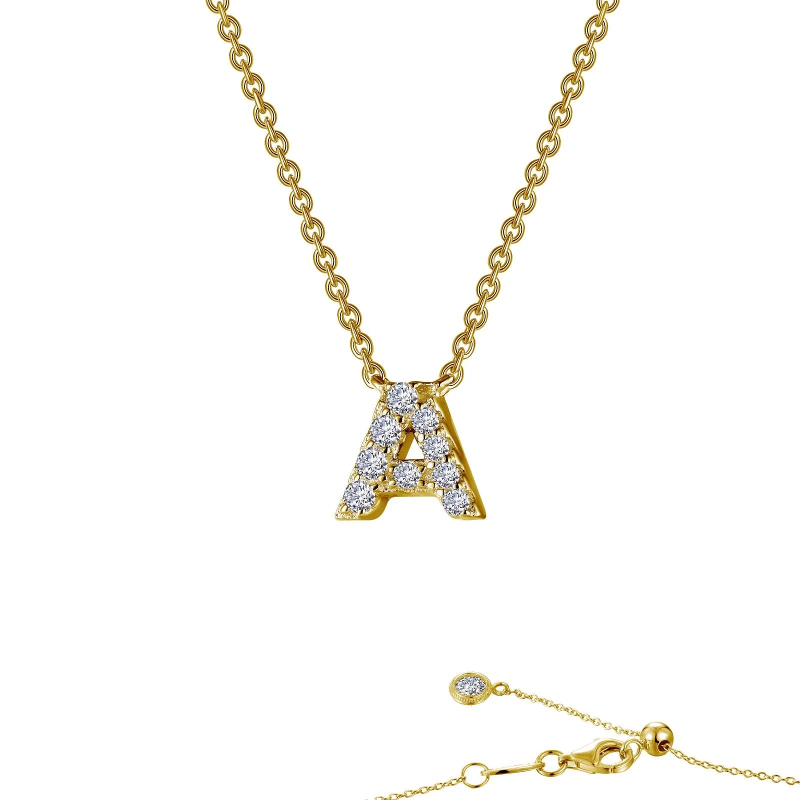 Letter Pendant Necklace