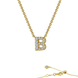 Letter Pendant Necklace