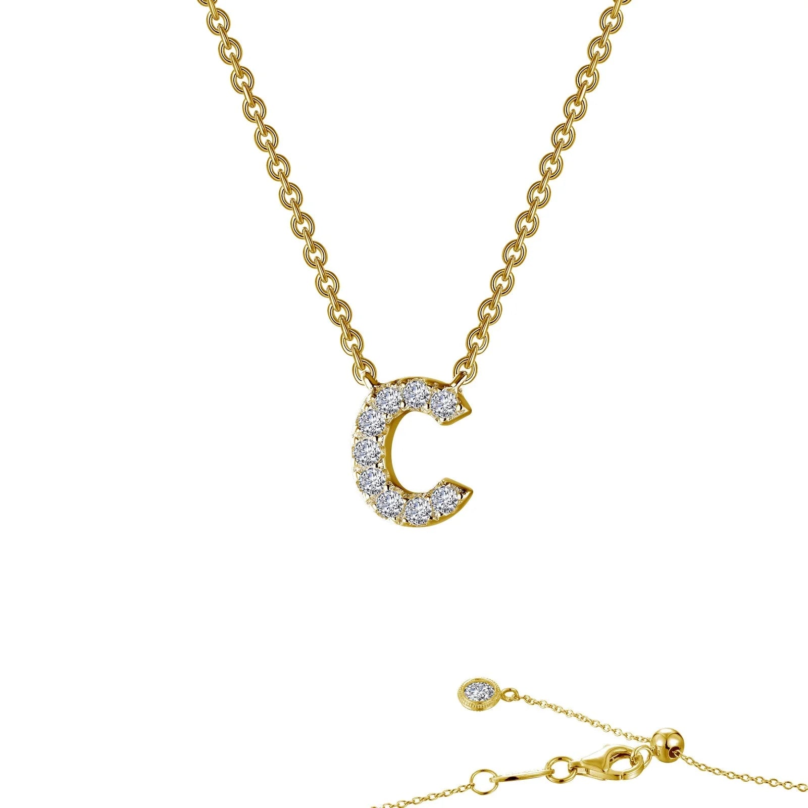 Letter Pendant Necklace