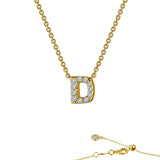 Letter Pendant Necklace