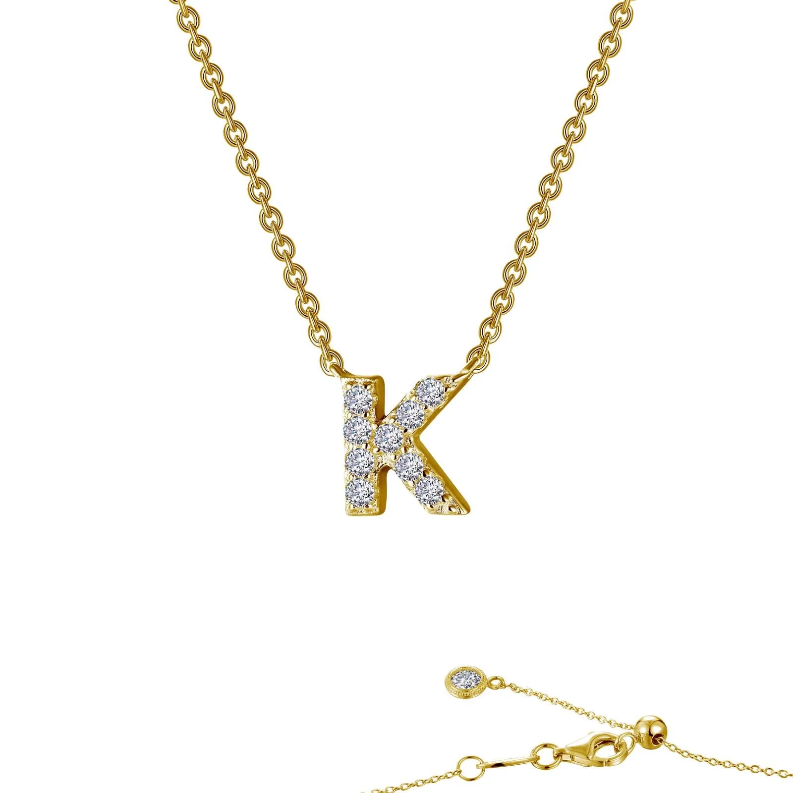 Letter Pendant Necklace