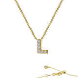 Letter Pendant Necklace