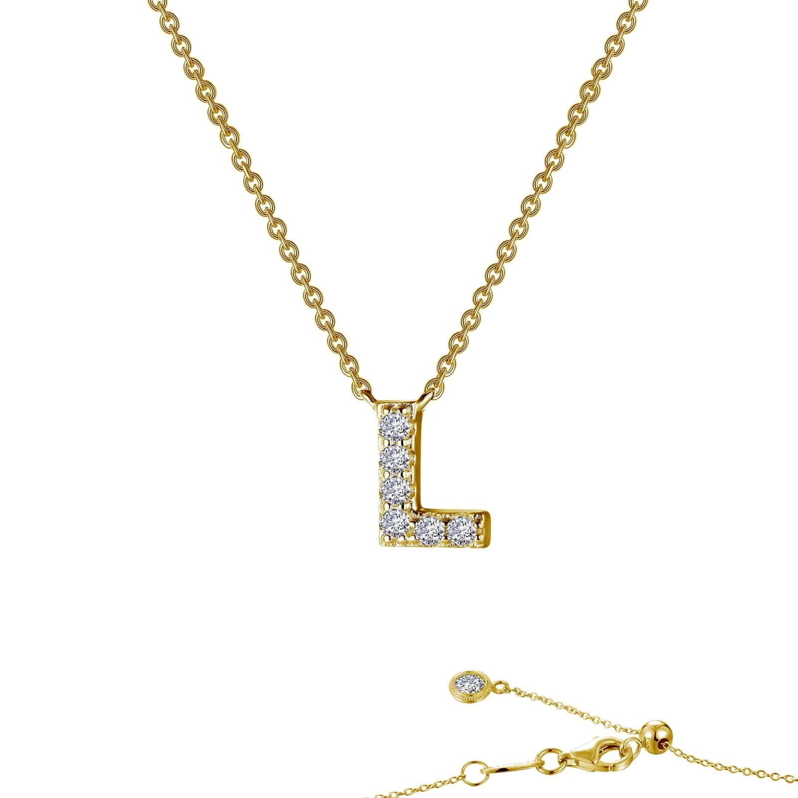 Letter Pendant Necklace