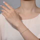 1.02ct Adjustable 7 Symbols of Joy Station Bracelet