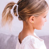 Open Jet Black Hair Clip