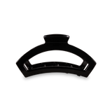 Open Jet Black Hair Clip