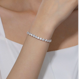 Sterling Silver Tennis Bracelet 7.25"