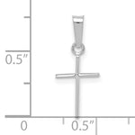 Nespoli Jewelers 14k White Gold Cross Necklace