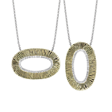 14k Yellow Gold .17ct Diamond Pendant