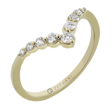 14k Yellow Gold .25ct Stackable Diamond Ring