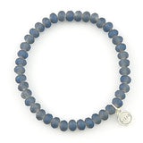 Nashville Matte Charcoal Blue Bracelet
