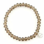 Lizas Nashville Crystal Brown Bracelet