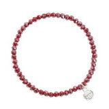 Knoxville Dark Red Metallic Bracelet