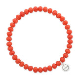 Nashville Warm Red Coral Bracelet