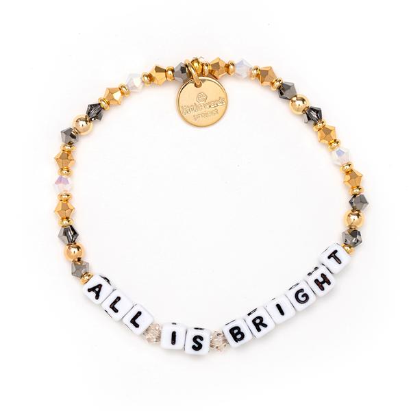 Little Words Project Reflection All is Bright Bracelet