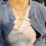 Paper Clip Chain Adjustable Necklace