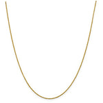 Nespoli Jewelers 14K 18 Inch 1mm Sparkle Singapore Chain with Lobster Clasp