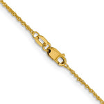 Nespoli Jewelers 14K 18 Inch 1mm Sparkle Singapore Chain with Lobster Clasp