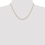 Nespoli Jewelers 14K 18 Inch 1mm Sparkle Singapore Chain with Lobster Clasp