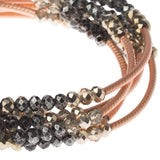 Matte Rose Gold Metallic Tri-Tone Scout Wrap