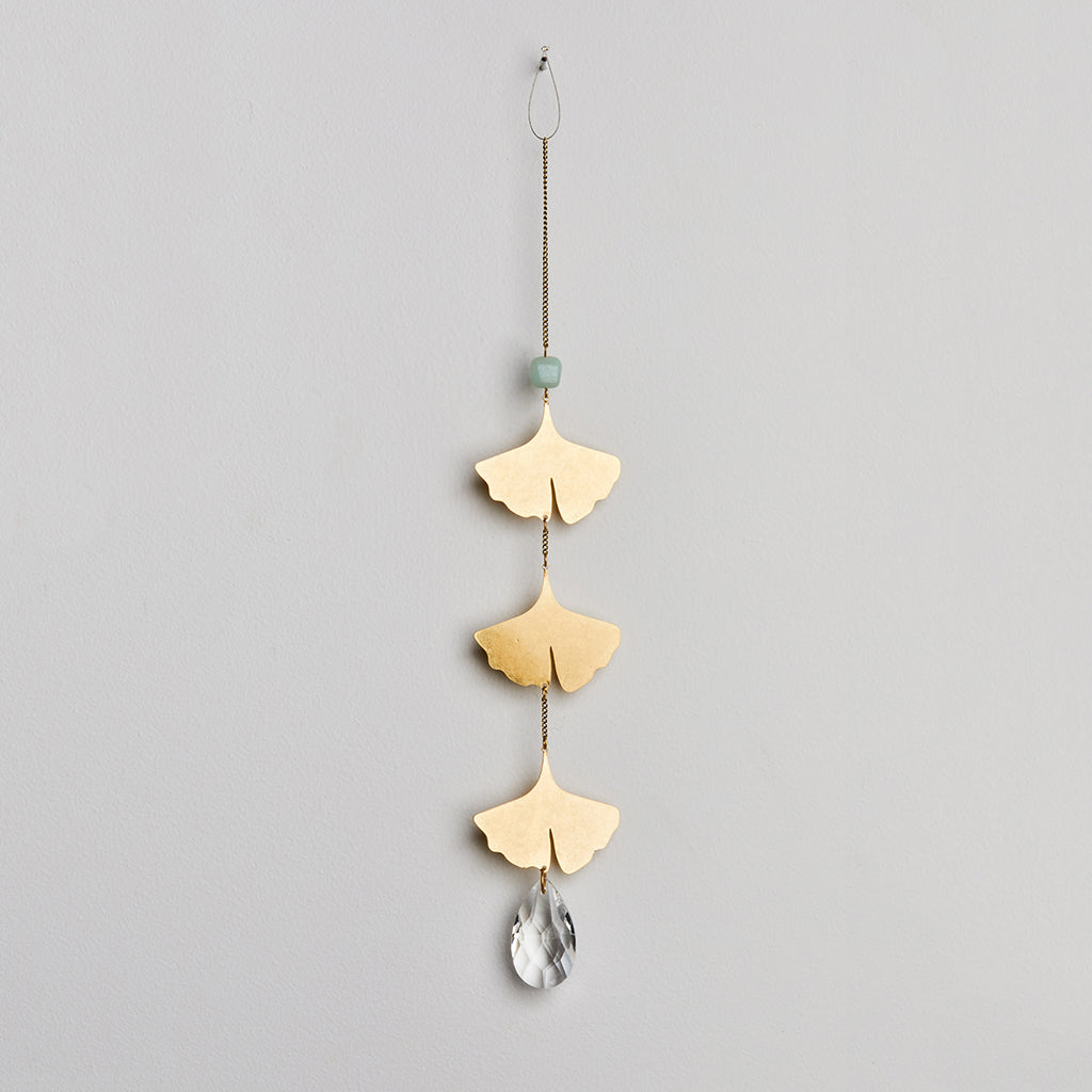 Scout Curated Wears Botanical Leaf and Amazonite Suncatcher
