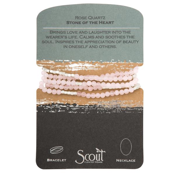 Scout Curated Wears Rose Quartz Stone of the Heart Wrap