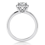 Pear Halo Engagement Ring
