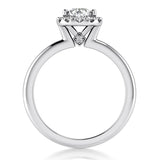 Pear Halo Engagement Ring