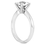 Nespoli Jewelers 14k White Gold Princess Solitaire Engagement Ring 1504
