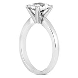 Nespoli Jewelers 14k White Gold Princess Solitaire Engagement Ring 1504