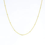 16 Inch Beaded Curb Chain