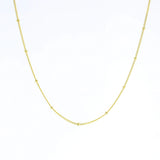 16 Inch Beaded Curb Chain