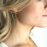 Lotus Jewelry Studio Gold Halo Earrings