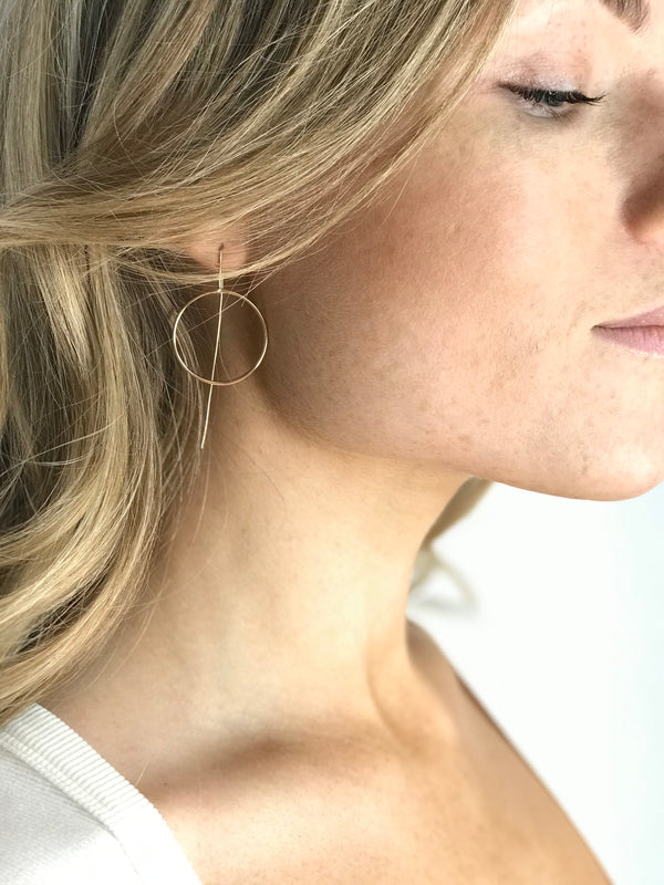 Lotus Jewelry Studio Gold Halo Earrings