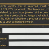 Leslie's Gold Lifetime Guarantee