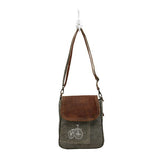 By-cycle Print Shoulder Bag