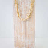 Gold Sweet Strands Glam Necklace