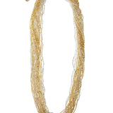 Gold Sweet Strands Glam Necklace