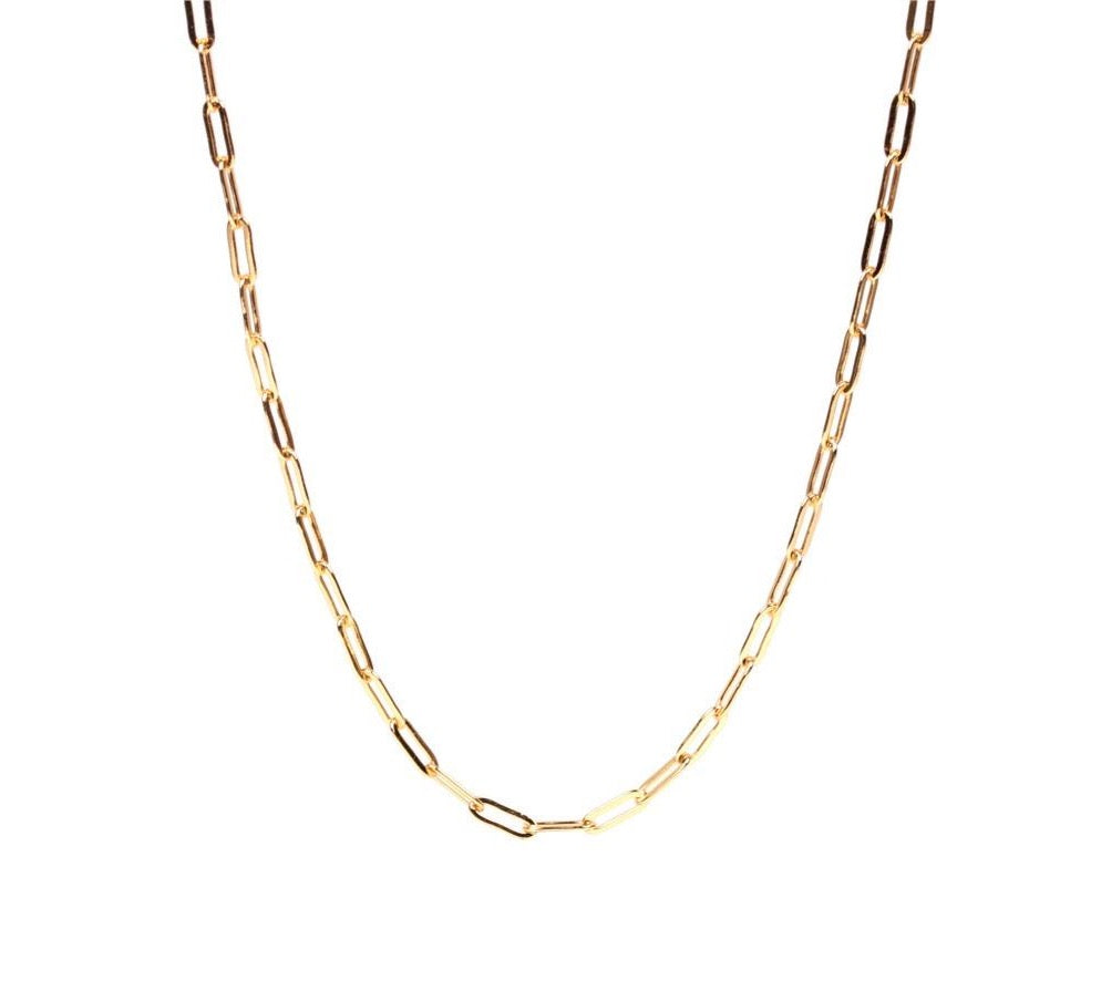 Nespoli Jewelers Paperclip Chain Adjustable Necklace