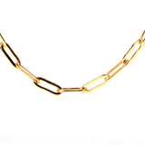 Paper Clip Chain Adjustable Necklace