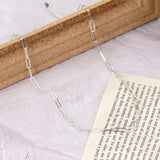 Paper Clip Chain Adjustable Necklace