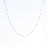 16 Inch Beaded Curb Chain